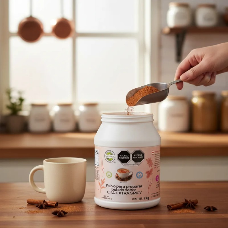 Mandala Té Chai Especiado 2kg Para Frappe Y Latte
