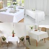Blissource White Table Cloth Rectangle Tablecloth 60x102 Inch 6 Pack,Polyester