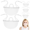 Ciieeo 20pcs Anti-Fog Mask for Chef Nose Mouth Cover Food