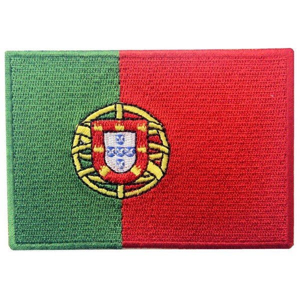 Portugal Flag Embroidered Emblem Portuguese Iron On Sew On National