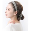 VINGTAINE HK-262-BEBK- Basic Pattern Headband for Office, Simple, Bundled Hair