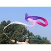 Winged Sirenny Silk Ribbon Dancer Wand 4.4yds, Juggling Playsilk Streamer