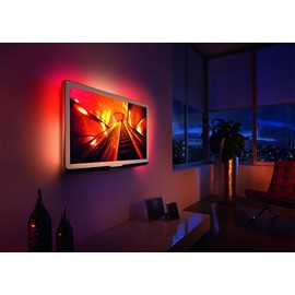 Colour Changing 90cm 5v Flexible LED USB Strip Light Mood Set for TV or Computer Sreen Monitors Built in Remote Control