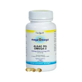 Free Spirit Mega Omega-3 Algae Oil 60 Softgels