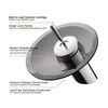 RODDEX Waterfall Bathroom Sink Faucet Unique Brass Modern Circle Brown