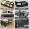 KITHELP Under Bed Storage with Wheels,2 Pack Under Bed Shoe