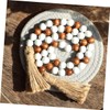 GLEAVI Farmhouse Beads Garland with Tassel Decorative Bead String Hanging