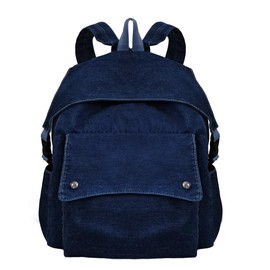 Denim Backpack Purse for Women Lightweight Jeans Canvas Rucksack Classic Retro Travel Women Daypack, Deep Blue, Medium, Jeans Canvas Rucksack