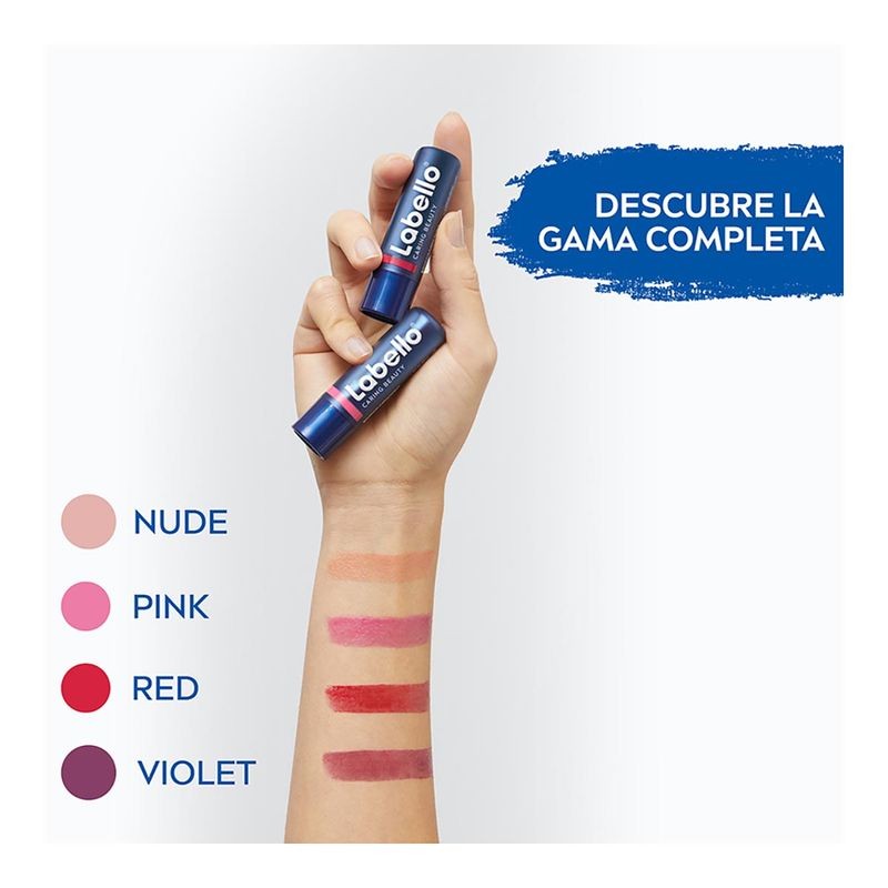 Bálsamo Labial LABELLO Caring Beauty Red Color Intenso y Cuidado