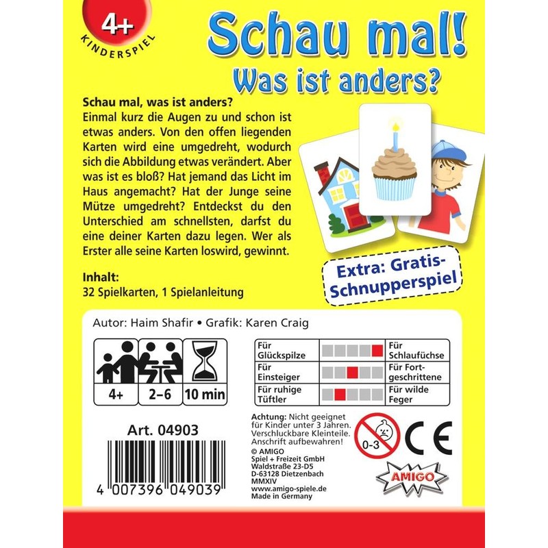 Schau mal! Was ist anders? [German Version]