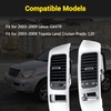2pcs Center A/C Dash Air Vent Trim Panel With Grille,