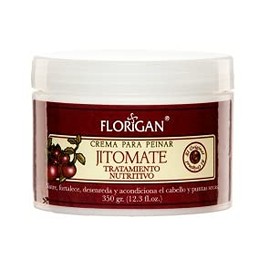 CREMA PARA PEINAR DE JITOMATE tratamiento nutritivo FLORIGAN 350 GRS.