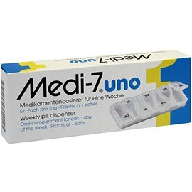 MEDI 7 Uno Medication Dispenser for 7 Days, Pack of 1