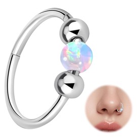 Lip piercing, nose piercing, 925 silver, nose ring, septum piercing, silver, helix ring, nostril piercing, thin, piercings nose rings, piercing ear titanium, lip piercing ring, Stainless Steel, 0