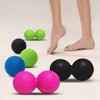 Nine Shopping Peanut Massage Ball / Home Training Lacrosse Ball Massage Ball (Pink) 3ea
