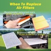 Engine Air Filter & Cabin Air Filter Combo Kit Compatible