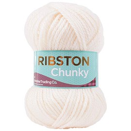 Ribston Chunky Knit Wool Yarn Balls 100g 150m Knitting (Cream)