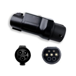 EVHIKING EV Type 1 to Type 2 Adapter Electric Vehicle Charging Adapter SAE j1772 to IEC62196 EV Charging Adapter