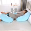 yoyomax Pregnancy Pillows, C Shaped Full Body Maternity Pillow Memory