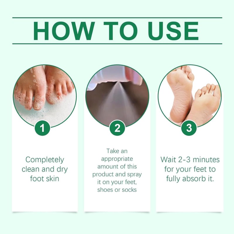  Foot Sanitizer Spray with Tea Tree Oil, Tea Tree