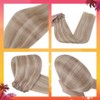 Hetto Real Hair Clip-In Extensions, Blonde Clip-In Real Hair Extensions,