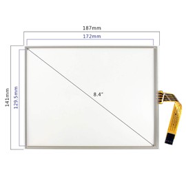 VSDISPLAY - visualización táctil de 8,4 Pulgadas con 4 Cables y Driver USB para Panel LCD de 8,4 Pulgadas (800 x 600)