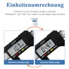 Mesee Digital Calliper, Precision Caliper, 150 mm Carbon Fibre High
