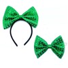 ZCYYYS St. Patrick's Day Bow Headband with Sash for Women