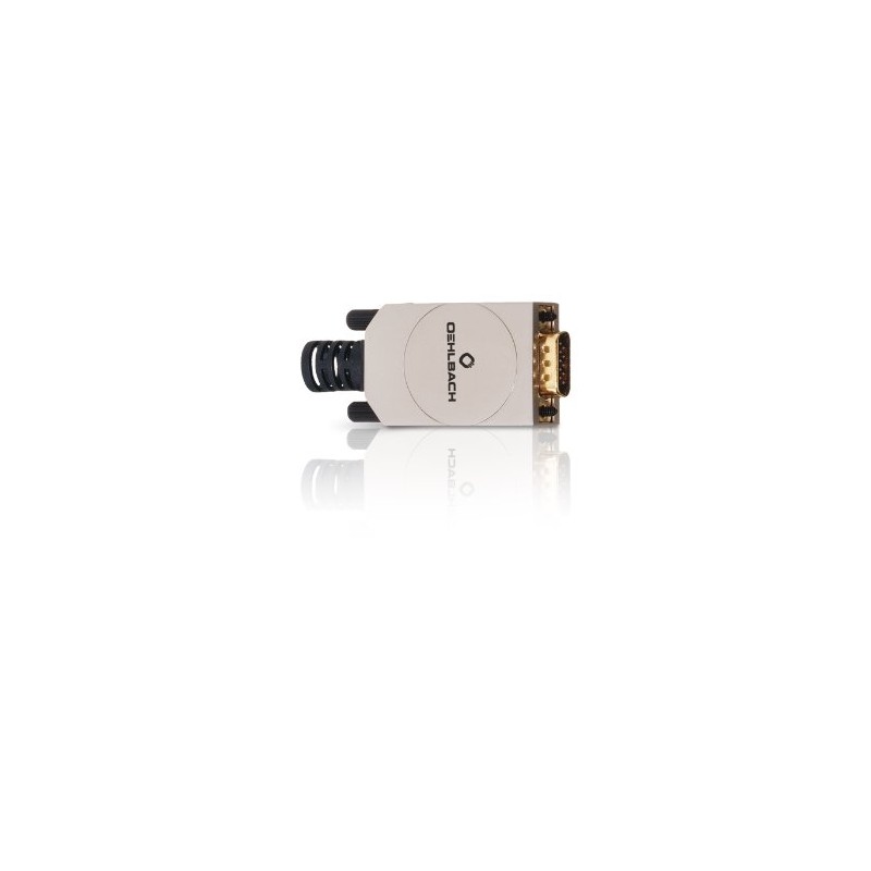Oehlbach VGA Plug (15 pin, sub-D). Colour: Grey. STAR RATING