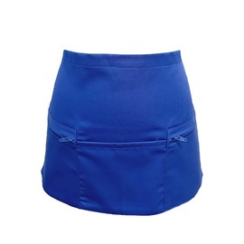 Mirabella Health & Beauty Espresso Zip Pockets Waist Apron, Royal Blue, One Size
