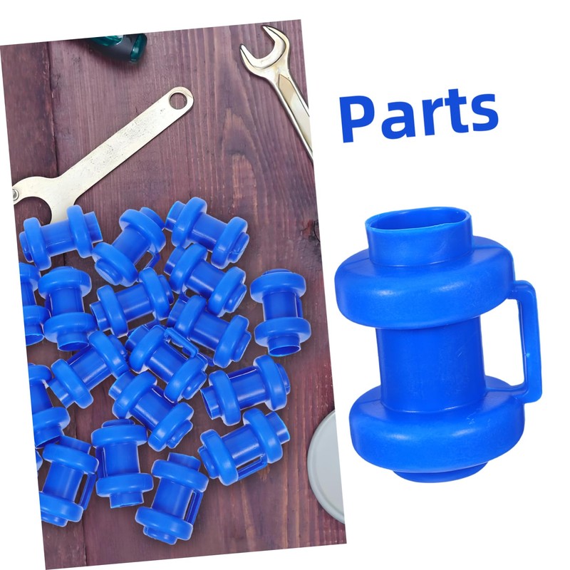 Sosoport 20pcs Trampoline Enclosure Net Pole Tube Covers Plastic End