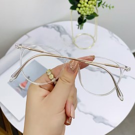 JCAYANQWGY Nearsighted Glasses For Distance Women Men Near Sighted Glasses For Women Men Farsighted Myopia Glasses For Driving (glass -0BB, -1.5 x)