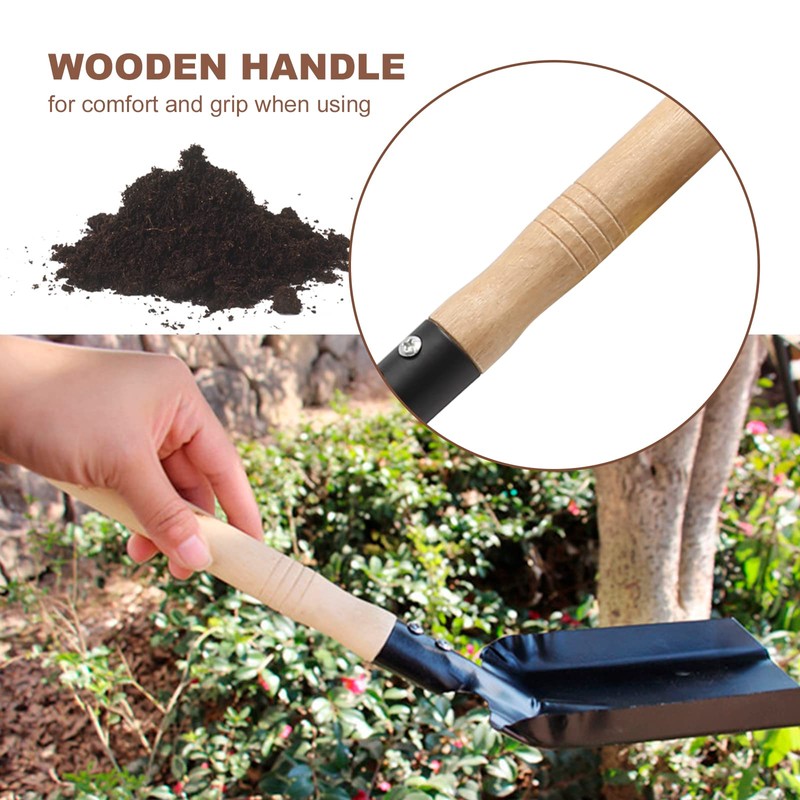 DUZFOREI Fireplace Ash Shovel Tool Scoop Dust Pan Coal Hand