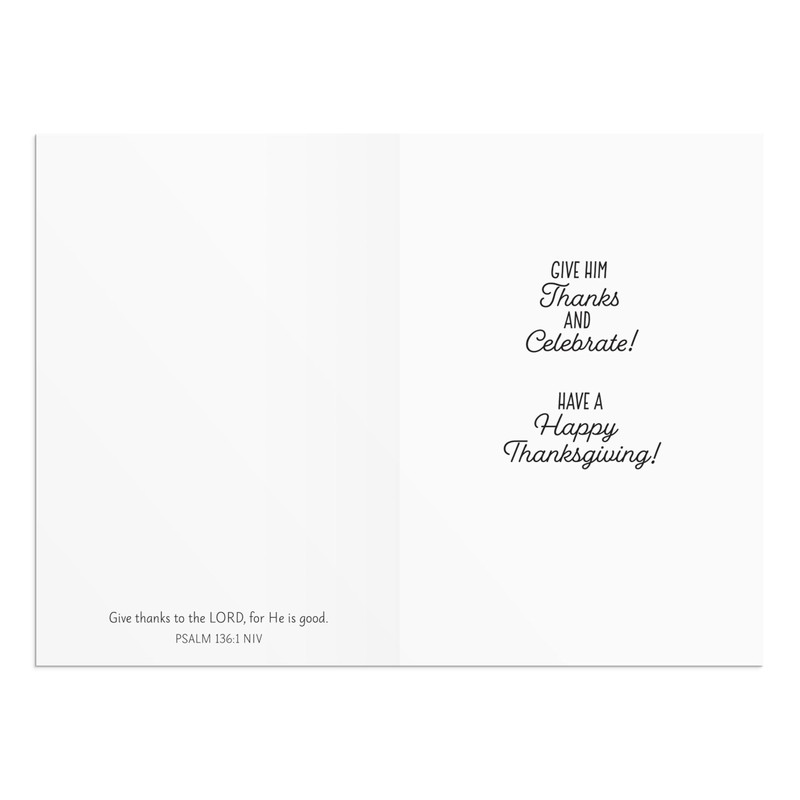 DaySpring - Happy Thanksgiving - 4 Design Assortment With Scripture