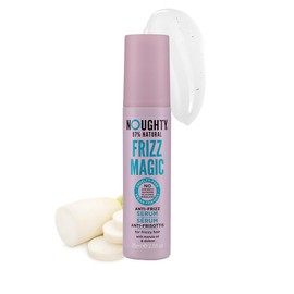Noughty 97% Natural Frizz Magic Serum, Anti Frizz/Humidity Heat Protection Smoothing Styling Formula for Frizzy, Curly and Wavy Hair, Sulphate Free Vegan Haircare for Smooth Control and Shine 75ml
