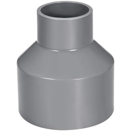 TOP-VIGOR PVC DWV Reducing Coupling 40mm x 75mm Pipe Fitting Adapter Pipe Fitting Pipe Fitting for Water Supply Grey 1 Piece