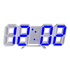 CANEOV Clock Table Clock, Wall Digital Clock, Stylish, LED Clock, 3D Numbers, Alarm Clock, Year/Month/Day, Temperature Display, USB Powered, Interior Gift, Japanese Instruction Manual Included
