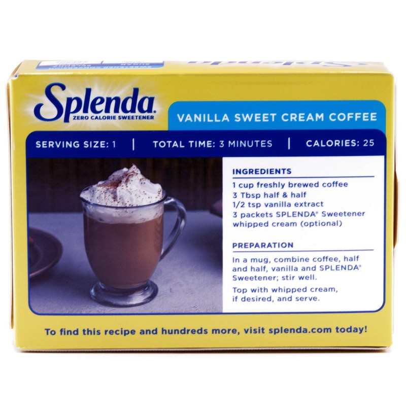 Splenda Sweetener Packets, 100-count Packages (Pack of 2)