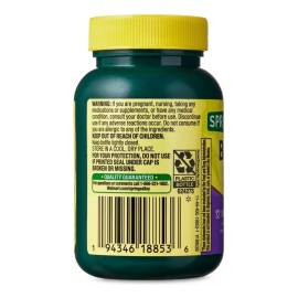 Spring Valley Berberine Suplemento Diettico De Berberina - Soporte De Magnesio - 40 Cpsulas Vegetarianas De 1200 Mg Apoyo Al Optimo Nivel De Glucosa  
