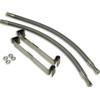 TireMinder 16-19.5 Inch Braided Steel Valve Extender Kit for Dually