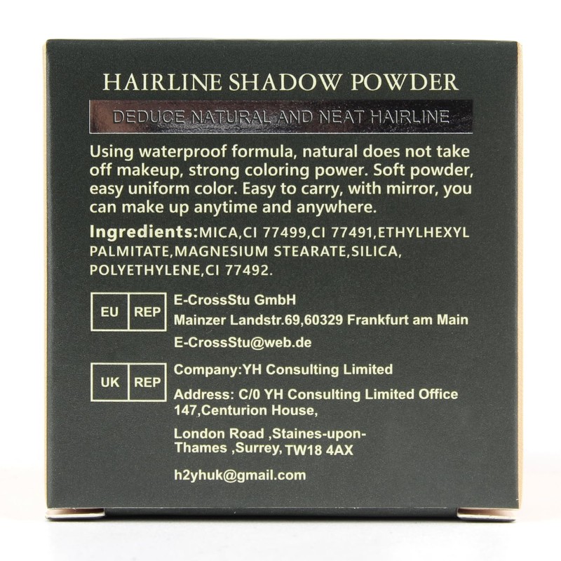 VOLLUCK Root Touch up Powder, Instant Hairline Powder for Thinning