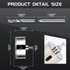 3-1/2inch | 89mm Diamond Hole Saw with Center Drill bit