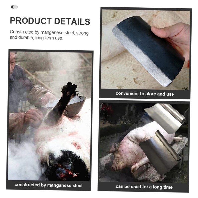 PAMINGONO Pcs Manganese Steel Pig Hair Remover Professional Pig Hair