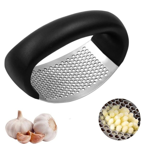 FAMIC Premium Stainless Steel Garlic Press Rocker & Mincer -