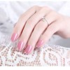 24 Pcs Nail Tip False Nails Sheer Sheer Sheer Nail
