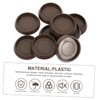 NOLITOY 10Pcs Multi Function Plastic Furniture Coasters Non Slip Chair