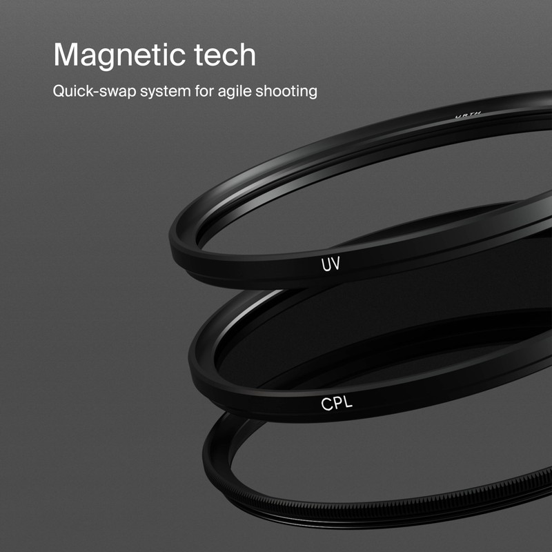 Urth 49mm 2-in-1 Magnetic Lens Filter Kit (Plus+) — UV,