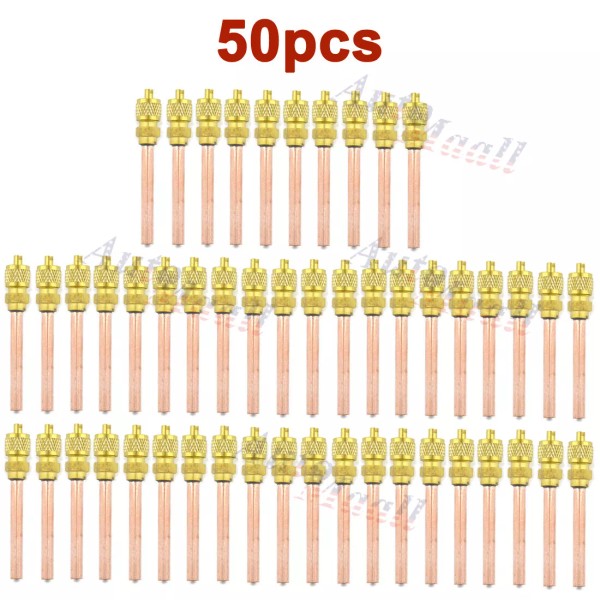 Partsretailing 50x Service/Access Valve 1/4" SAE *1/4" OD *2.75" Stem