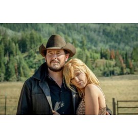 Yellowstone Rip and Beth Metal Magnet 3 x 4 inches 8660