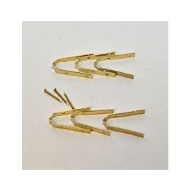 Mantua Model 42920 Rudder Hinges (Pintles) - Set of 3 Hinge pairs4 x 15 x 2.5 MM (0.16 x 0.60 x 0.10)